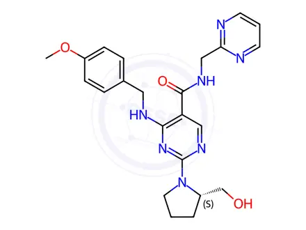Chemical structure of Avanafil Impurity 10
