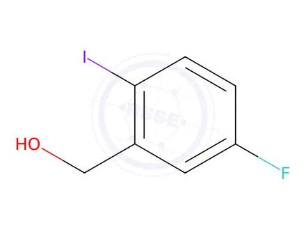Chemical structure of (5-Fluoro-2-iodophenyl)methanol