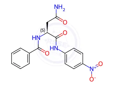 Chemical structure of Bz-Asn-pNA