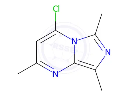 Chemical structure of 4-Chloro-2,6,8-trimethylimidazo[1,5-a]pyrimidine