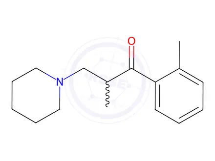 Chemical structure of 2-Tolperisone HCL