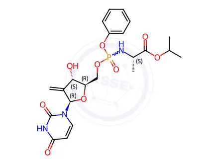 Chemical structure of Sofosbuvir impurity 31