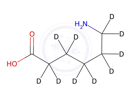 Chemical structure of ε-Aminocaproic Acid-d10 Hydrochloride