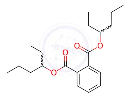 Chemical structure of Bis(1-ethylbutyl) Phthalate