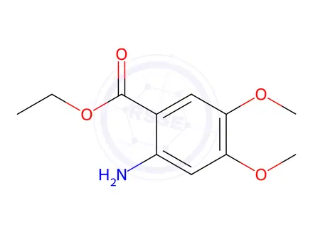 Chemical structure of Ethyl 2-Amino-4,5-dimethoxybenzoate
