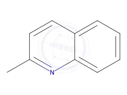 Chemical structure of 2-Methylchinoline