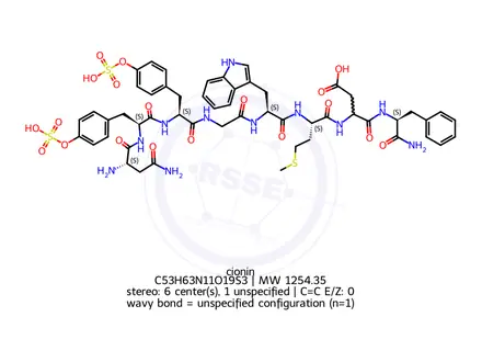 Chemical structure of Cionin