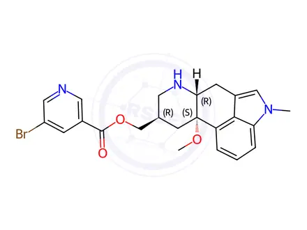 Chemical structure of Nicergoline Impurity H