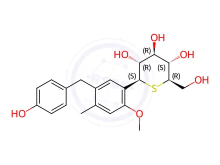 Chemical structure of Luseogliflozin Impurity 1