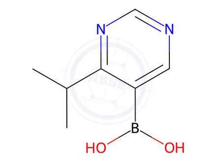 Chemical structure of 4-Isopropylpyrimidine-5-boronic acid