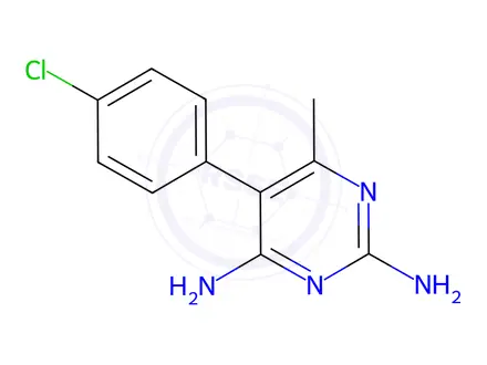 Chemical structure of Pyrimethamine USP Related Compound E
