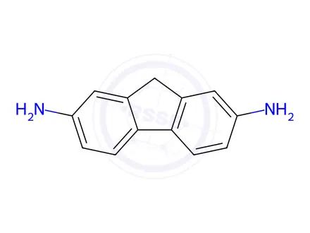Chemical structure of 2,7-Diaminofluorene Dihydrochloride