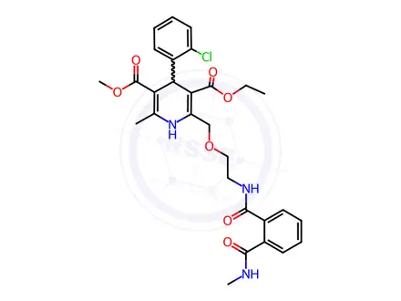 Chemical structure of Amlodipine EP Impurity B