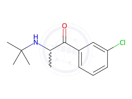 Chemical structure of Bupropion Hydrobromide(Secondary Standards traceble to USP)