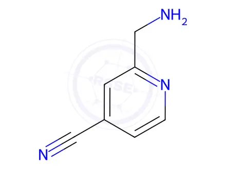 Chemical structure of 2-(Aminomethyl)isonicotinonitrile Dihydrochloride