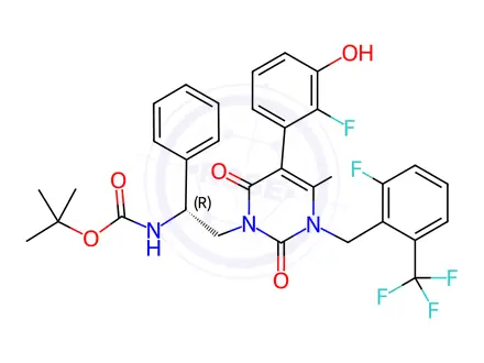 Chemical structure of Elagolix Impurity 27