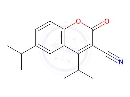 Chemical structure of 4,6-Diisopropyl-2-oxo-2H-chromene-3-carbonitrile