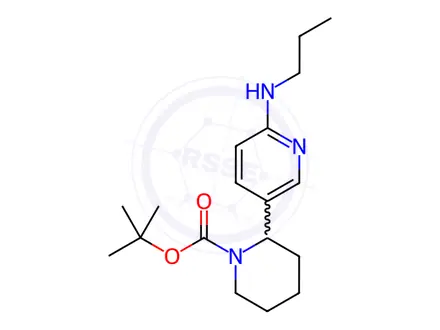 Chemical structure of tert-Butyl 2-(6-(propylamino)pyridin-3-yl)piperidine-1-carboxylate