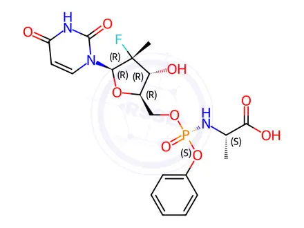 Chemical structure of Sofosbuvir Impurity 36
