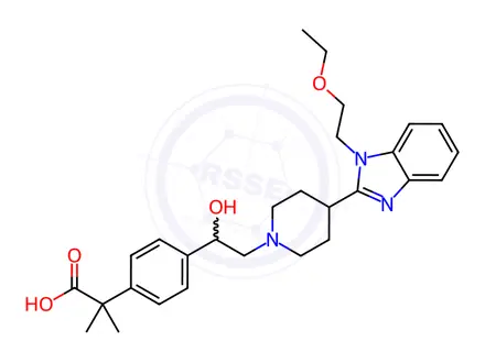 Chemical structure of Bilastine Impurity 20
