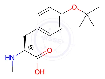 Chemical structure of (S)-3-(4-tert-butoxyphenyl)-2-(MethylaMino)propanoic acid