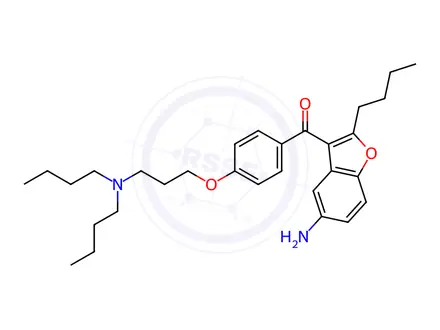 Chemical structure of Dronedarone Hydrochloride Impurity A