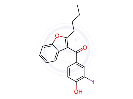Chemical structure of Amiodarone EP Impurity F