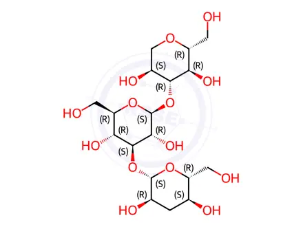 Chemical structure of β-(1-3)-D-Glucosan(from bakers yeast)