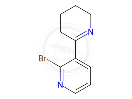 Chemical structure of 2'-Bromo-3,4,5,6-tetrahydro-2,3'-bipyridine
