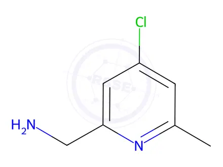 Chemical structure of (4-Chloro-6-methylpyridin-2-yl)methanamine