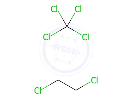 Chemical structure of Ethylene Dichloride and Carbon Tetrachloride Mixture