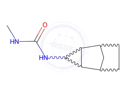 Chemical structure of Urea, 1-methyl-3-tricyclo[3.2.1.02,4]oct-3-yl-(8CI)