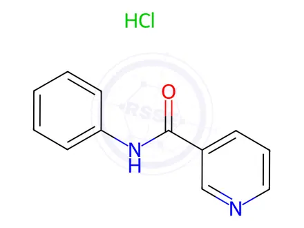 Chemical structure of N-Phenylnicotinamide hydrochloride