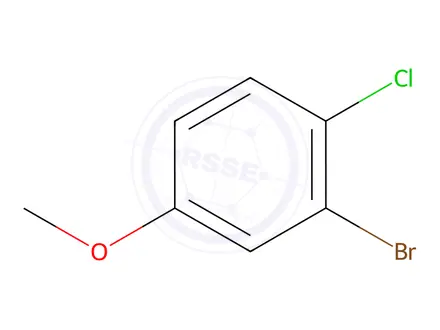 Chemical structure of 3-Bromo-4-chloroanisole
