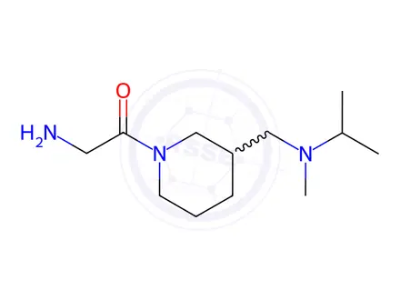 Chemical structure of 2-Amino-1-(3-((isopropyl(methyl)amino)methyl)piperidin-1-yl)ethanone