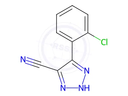 Chemical structure of 5-(2-Chlorophenyl)-2H-1,2,3-triazole-4-carbonitrile