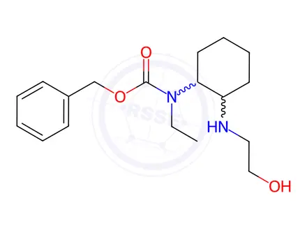 Chemical structure of Benzyl ethyl(2-((2-hydroxyethyl)amino)cyclohexyl)carbamate
