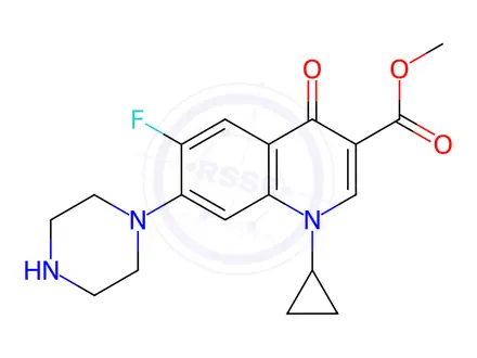 Chemical structure of Ciprofloxacin Hydrochloride Impurity 25