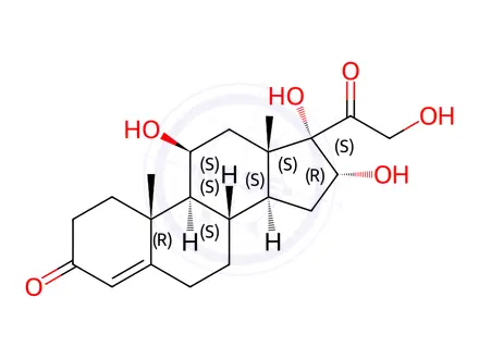 Chemical structure of Budesonide Impurity 54