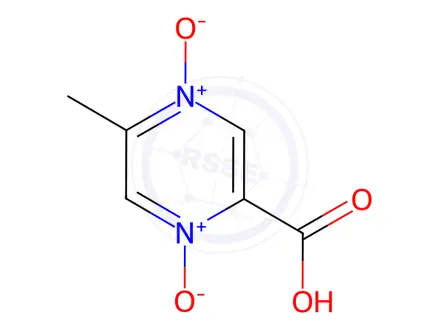 Chemical structure of Acipimox Impurity 1