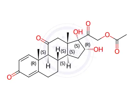 Chemical structure of Budesonide Impurity 34