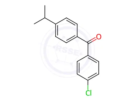 Chemical structure of 4-Chloro-4'-isopropylbenzophenone