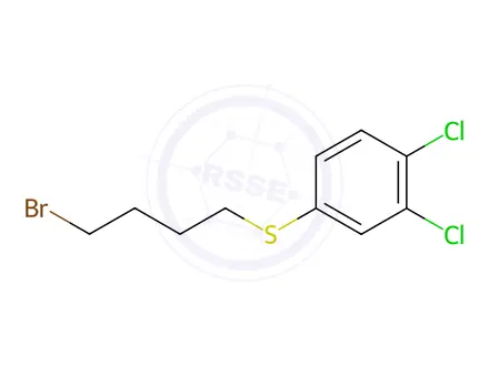 Chemical structure of (4-Bromobutyl)(3,4-dichlorophenyl)sulfane