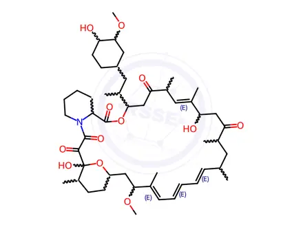 Chemical structure of Rapamycin Impurity 7(Demethoxy Rapamycin)