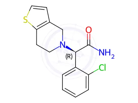 Chemical structure of Clopidogrel EP Impurity E(R-isomer)