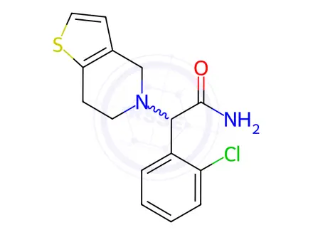 Chemical structure of Clopidogrel Bisulfate Impurity 40 (Clopidogrel Hydrochloride EP Impurity E) (Mixture of Enantiomers)
