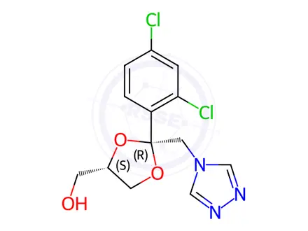 Chemical structure of Itraconazole Impurity 52