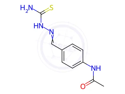 Chemical structure of Thiacetazone