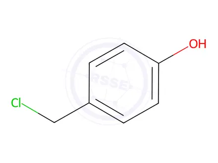 Chemical structure of 4-Hydroxybenzyl chloride