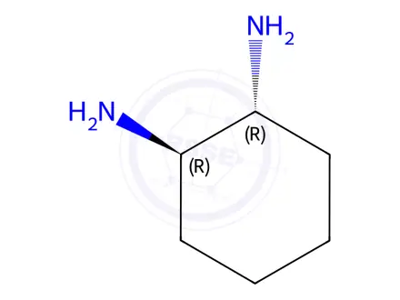Chemical structure of (1R,2R)-Cyclohexane-1,2-diamine dihydrochloride